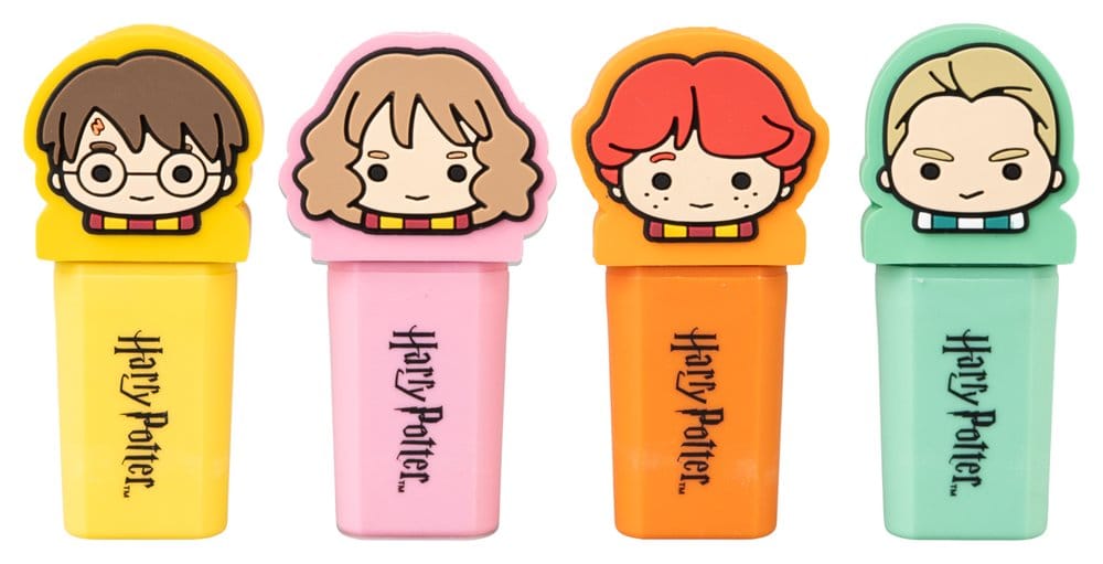 Harry Potter Set of 4 Highlighters with Topper