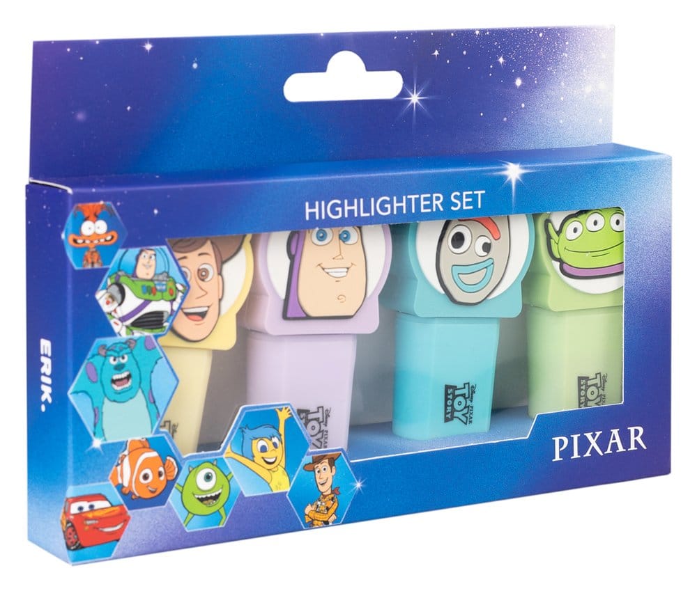 Toy Story Highlighters with Toppers Set of 4