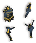 Michael Jackson Pin Badges Set (4)