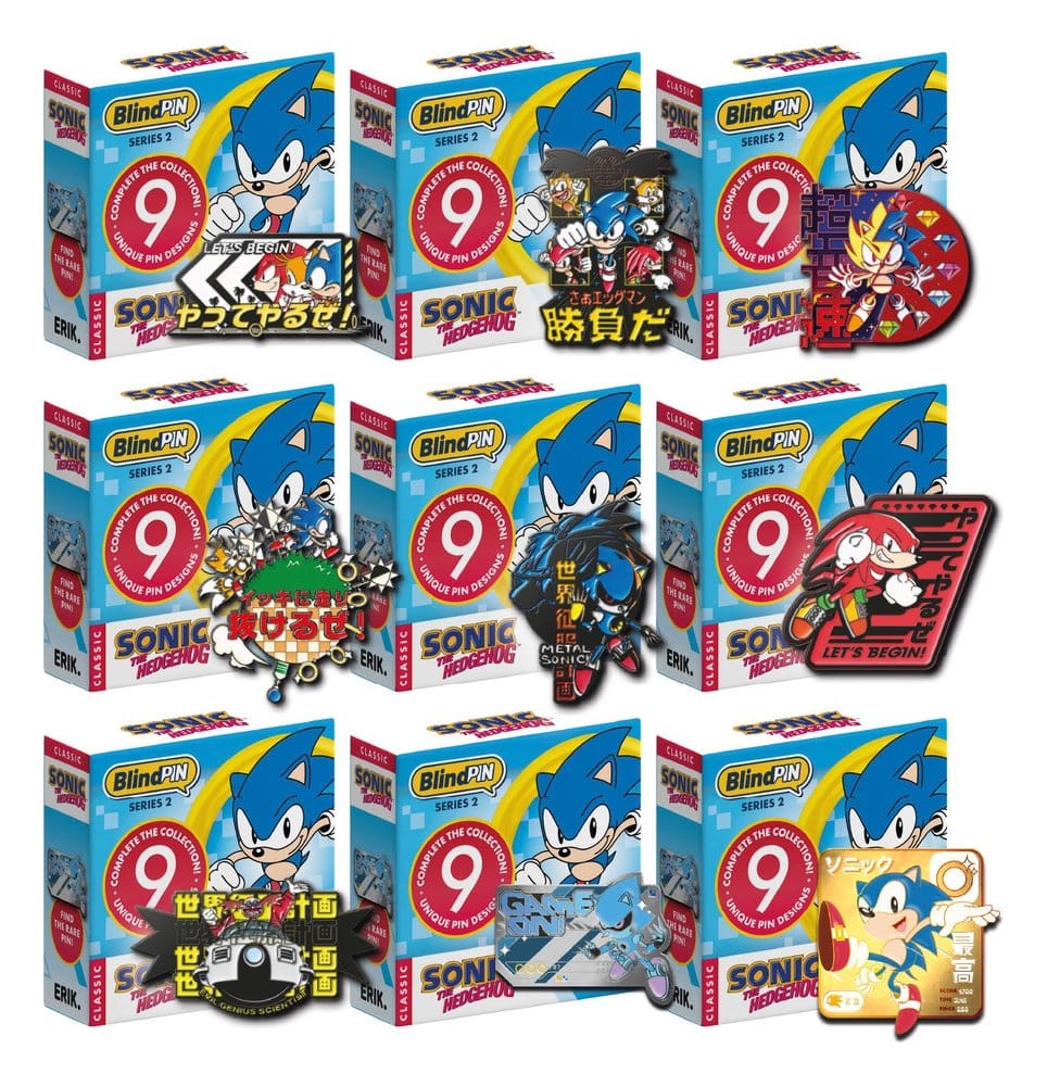 Sonic Mystery Pins Series 2 Blind Box Display (24)