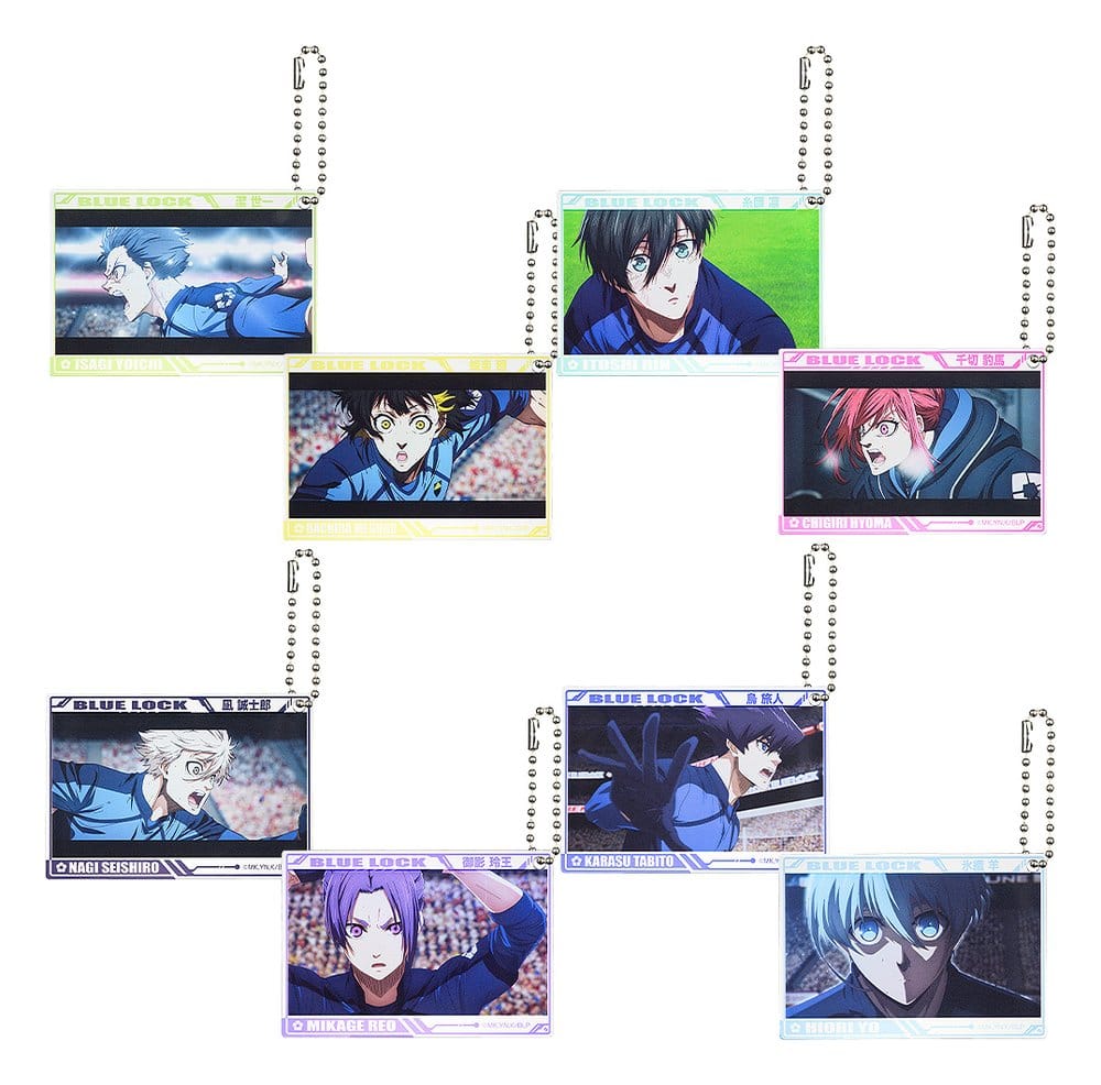 Blue Lock Acrylic Keychains Blind Box Assortment (8)