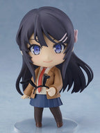 Rascal Does Not Dream of Bunny Girl Senpai Nendoroid Action Figure Mai Sakurajima 10 cm