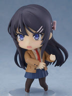 Rascal Does Not Dream of Bunny Girl Senpai Nendoroid Action Figure Mai Sakurajima 10 cm