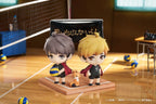 Haikyu!! Qset+ Mini Figures 2-Pack Atsumu Miya & Osamu Miya 8 cm