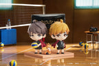 Haikyu!! Qset+ Mini Figures 2-Pack Atsumu Miya & Osamu Miya 8 cm