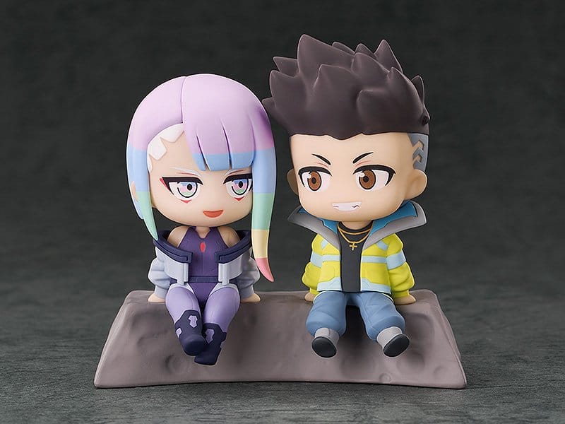 Cyberpunk: Edgerunners Qset+ PVC Figures 2-Pack David & Lucy 8 cm