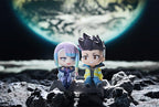Cyberpunk: Edgerunners Qset+ PVC Figures 2-Pack David & Lucy 8 cm