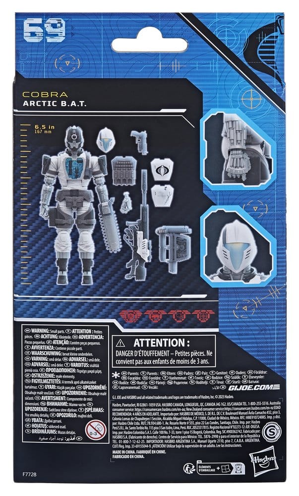 GI Joe Classified Series Action Figure Arctic B.A.T. 15 cm
