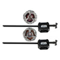 Beyblade X and Star Wars Collab The Mandalorian 3-60F vs. Moff Gideon 3-80N