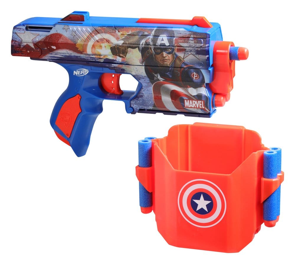 Marvel NERF Dart Blaster Captain America