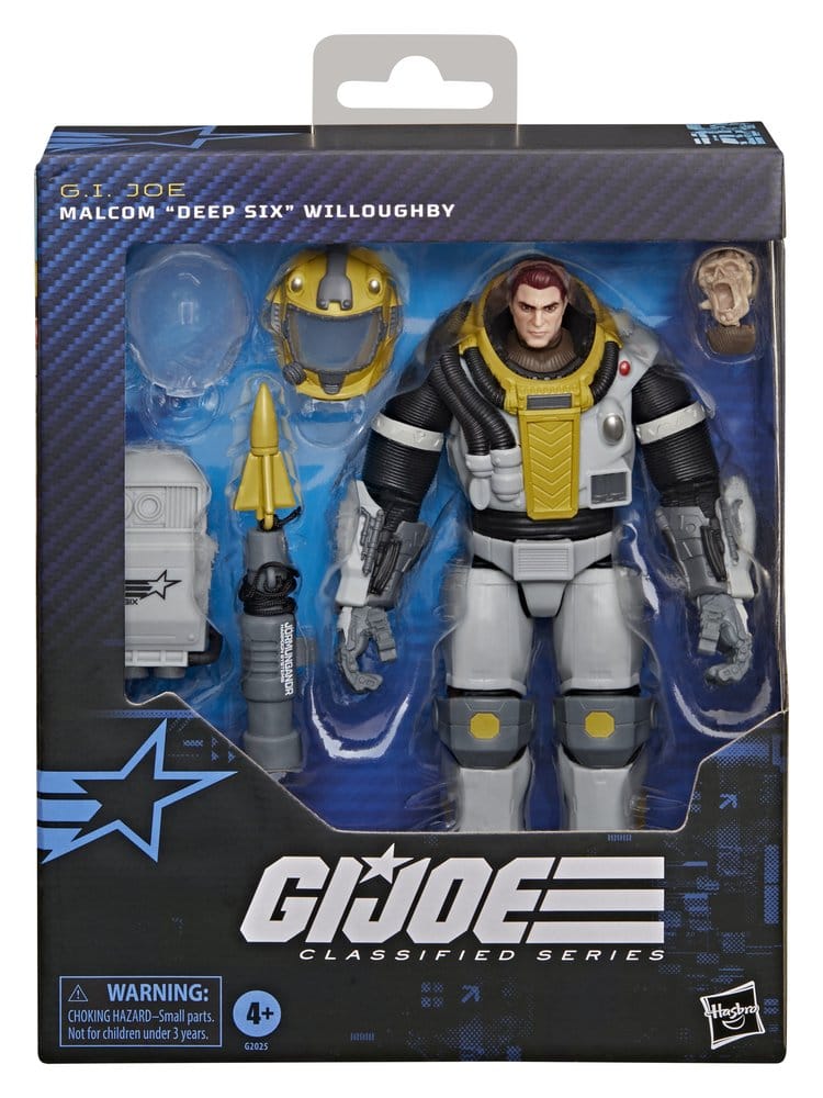 G.I. Joe Classified Series Deluxe Action Figure #206 Malcom "Deep Six" Willoughby 15 cm