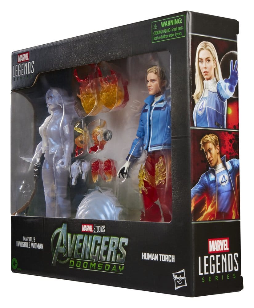 Avengers: Doomsday Marvel Legends Action Figure 2-Pack Marvel's Invisible Woman & Human Torch 15 cm