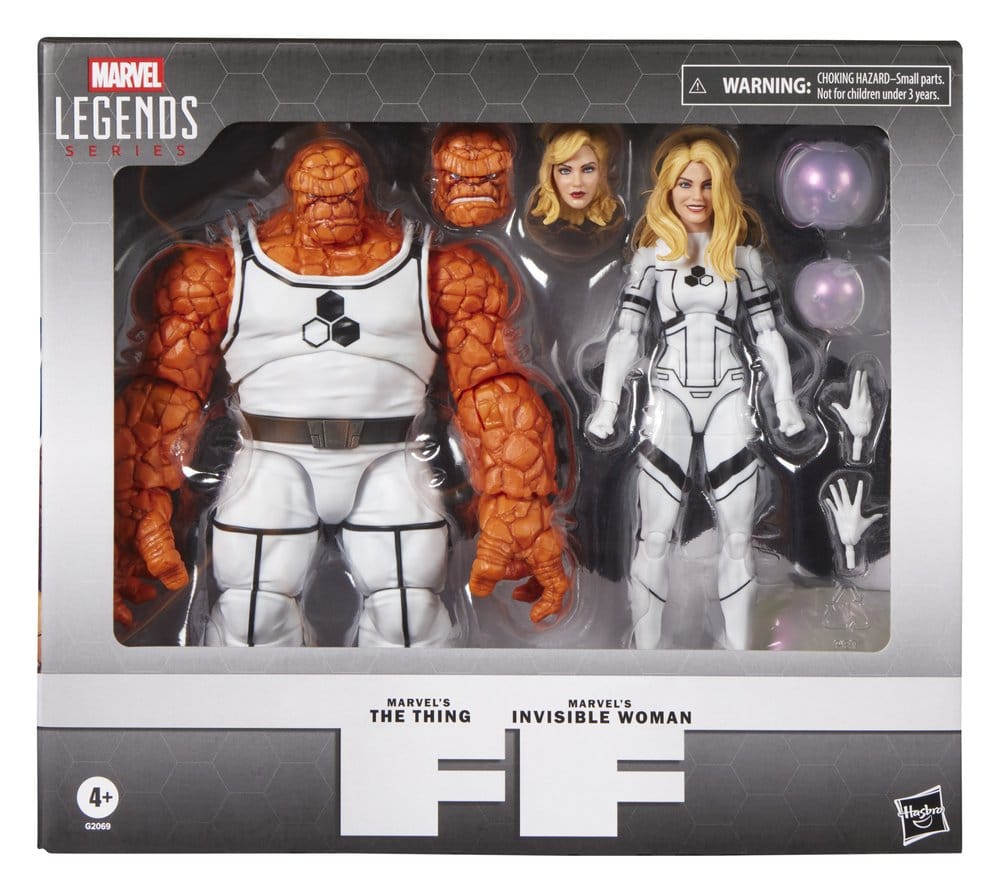 Future Foundation Marvel Legends Action Figure 2-Pack The Thing & Invisible Woman 15 cm