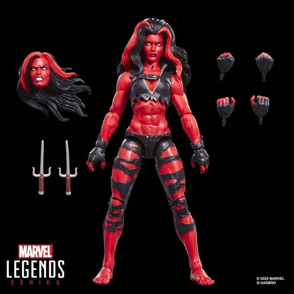 Hulk Marvel Legends Action Figure Red She-Hulk 15 cm