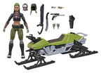 G.I. Joe Classified Series Action Figure and Vehicle Set #194 Zanya and Dreadnok Chameleon (Swamp Skier) 15 cm
