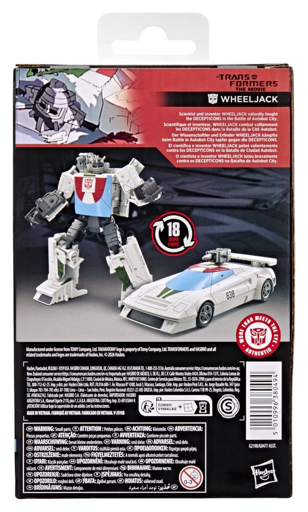 The Transformers: The Movie Studio Series Deluxe Class Action Figure Wheeljack 13 cm