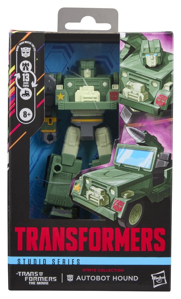The Transformers: The Movie Studio Series Deluxe Class Action Figure MTMTE Collection: Autobot Hound 14 cm