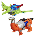 Transformers Age of the Primes Leader Class Action Figure 2-Pack G2 G2 Dinobot Swoop &amp; G2 Dinobot Sludge 19 cm