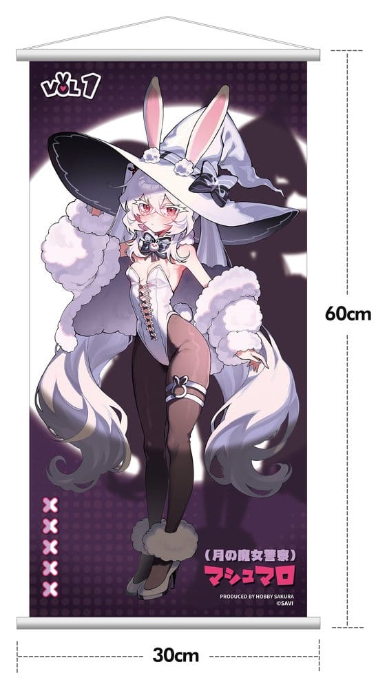 Original Character PVC Figure 1/6 Moon Witch Police Marshmallow illustration by SAVI Deluxe Edition 34 cm