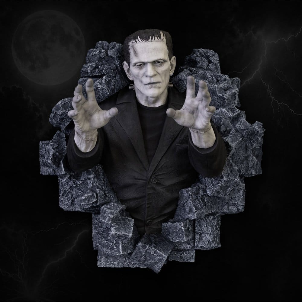 Frankenstein Wall Sculpture Classic Horror Edition Lifesize 94 cm