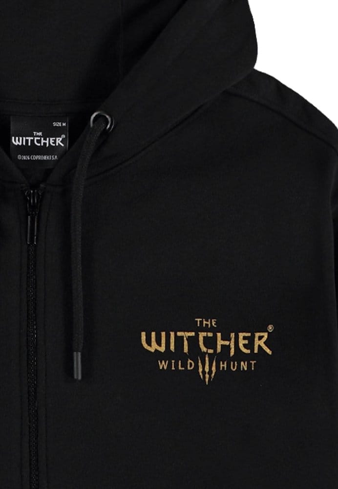 The Witcher Hooded Zip-Up Sweater The Wild Hunt XXL