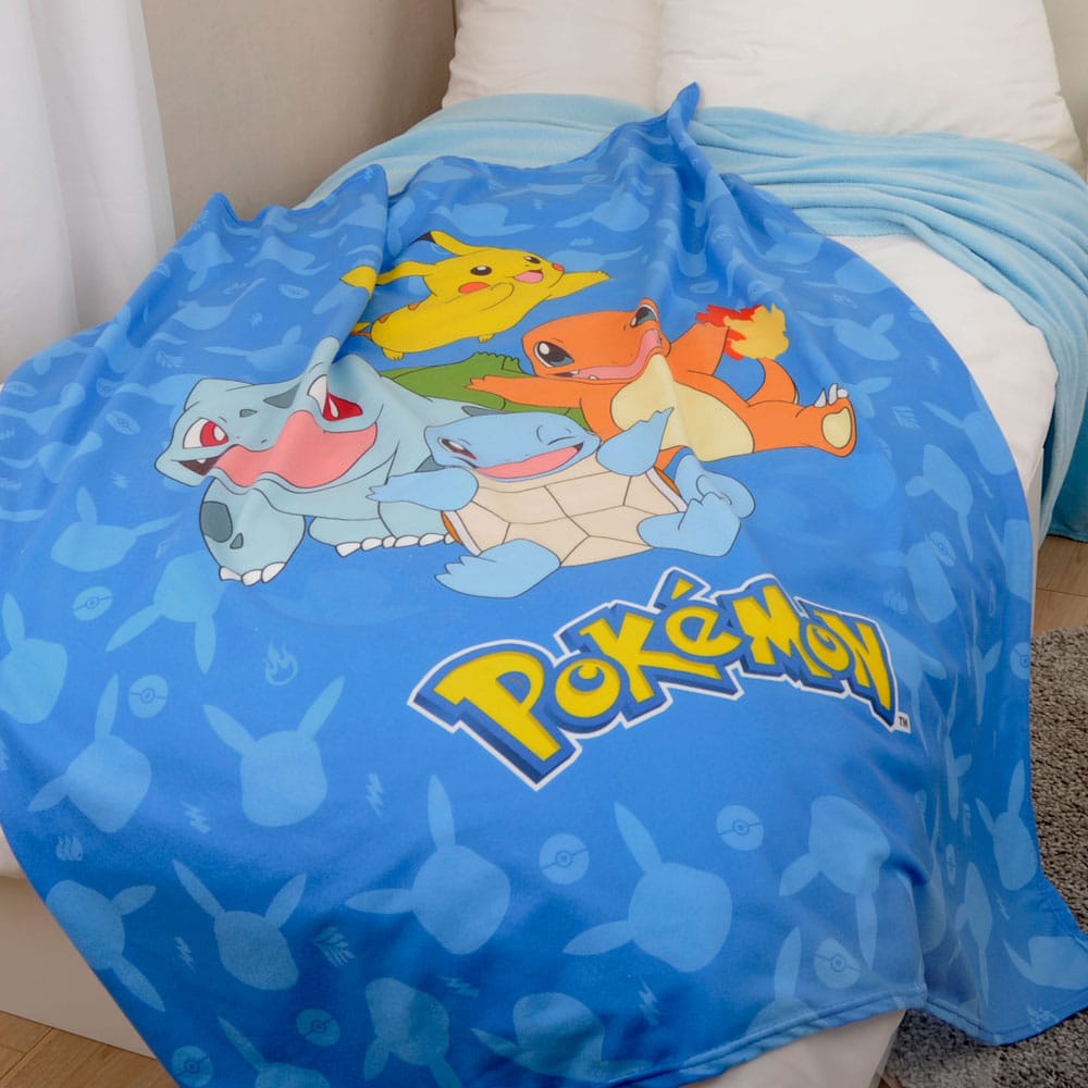 Pokémon Fleece Blanket Starter Pokémon 130 x 160 cm