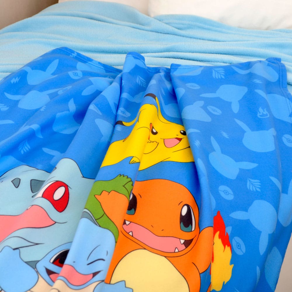 Pokémon Fleece Blanket Starter Pokémon 130 x 160 cm