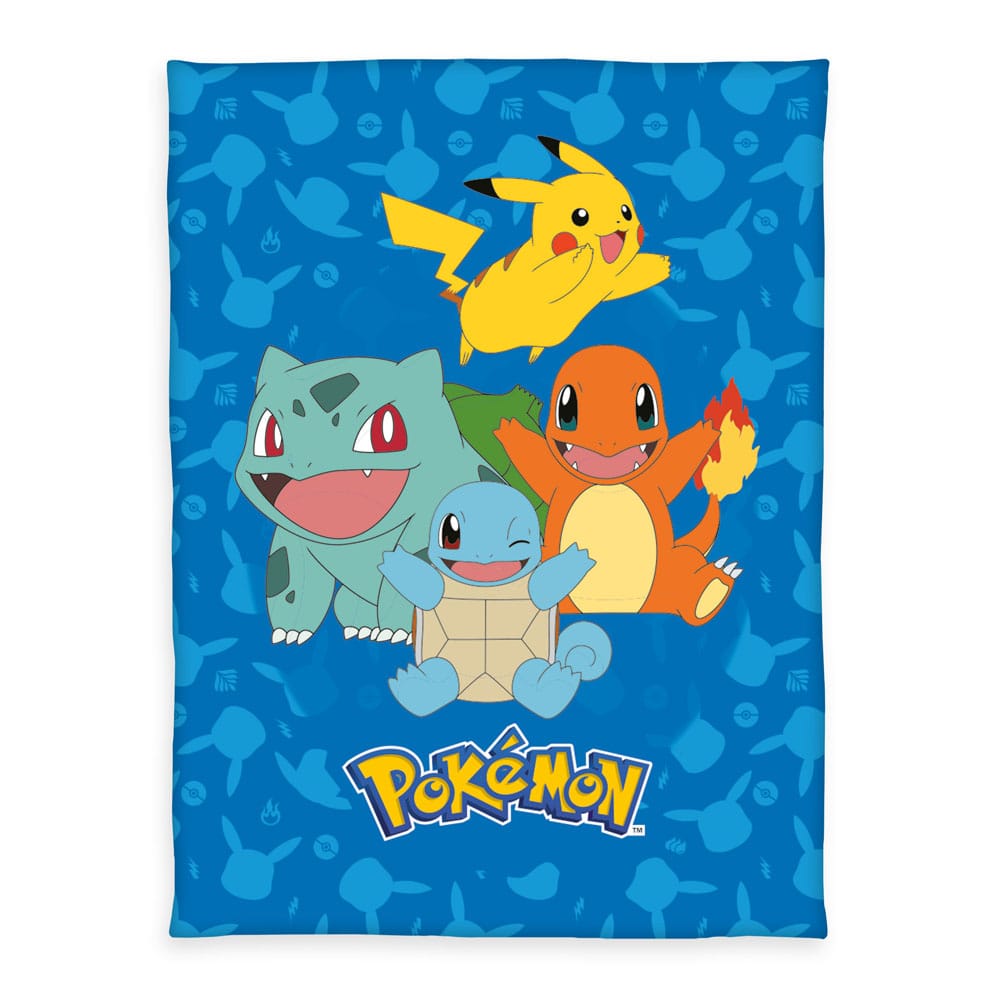 Pokémon Fleece Blanket Starter Pokémon 130 x 160 cm