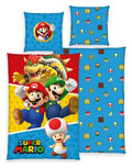 Pokémon Bed linen Super Mario (Mario, Luigi, Toad, Bowser) 135 x 200 cm