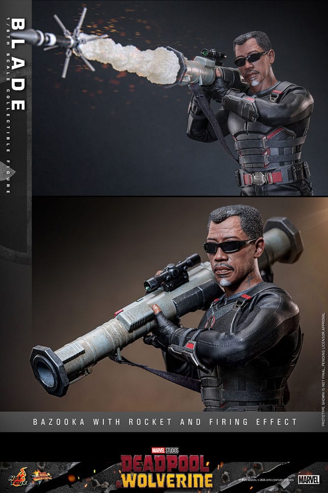 Deadpool & Wolverine Movie Masterpiece Action Figure 1/6 Blade 30 cm