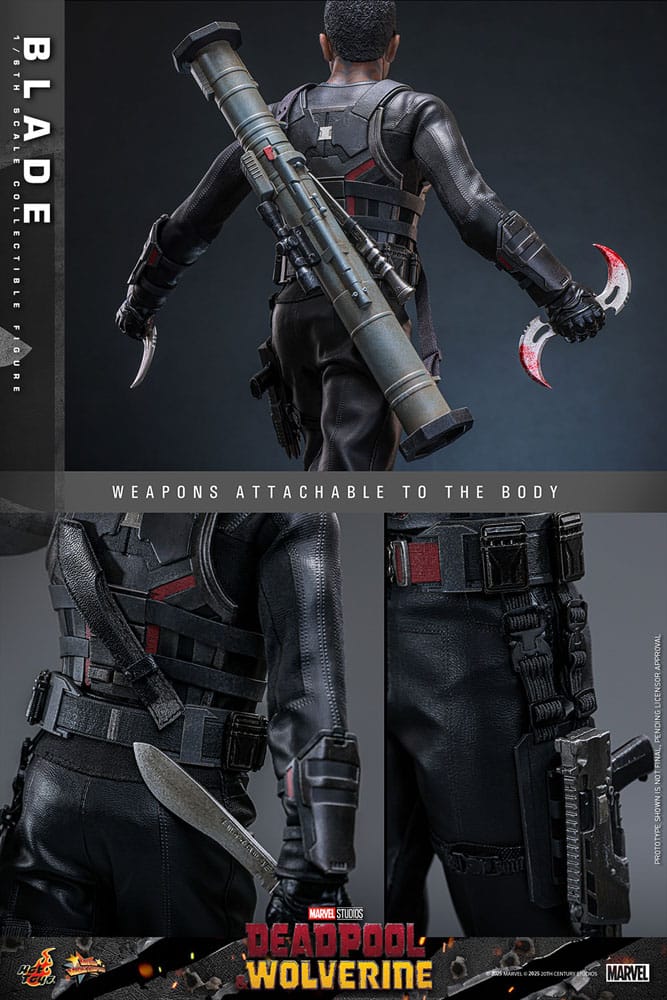 Deadpool & Wolverine Movie Masterpiece Action Figure 1/6 Blade 30 cm