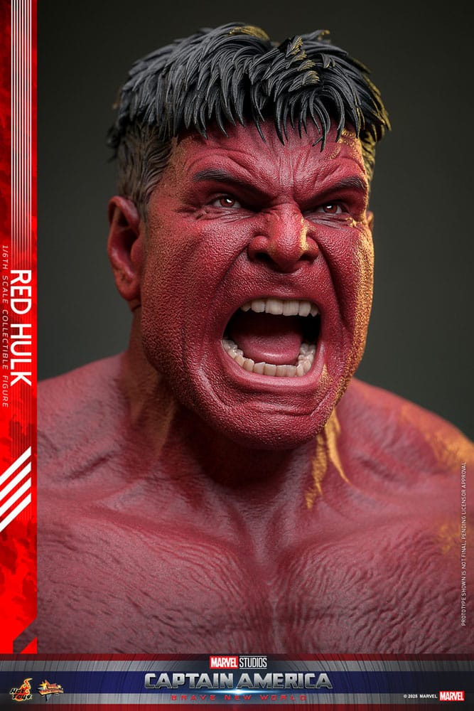 Captain America: Brave New World Movie Masterpiece Action Figure 1/6 Red Hulk 47 cm