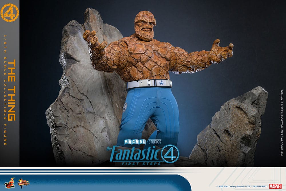 The Fantastic Four: First Steps Movie Masterpiece Action Figure 1/6 The Thing 31 cm