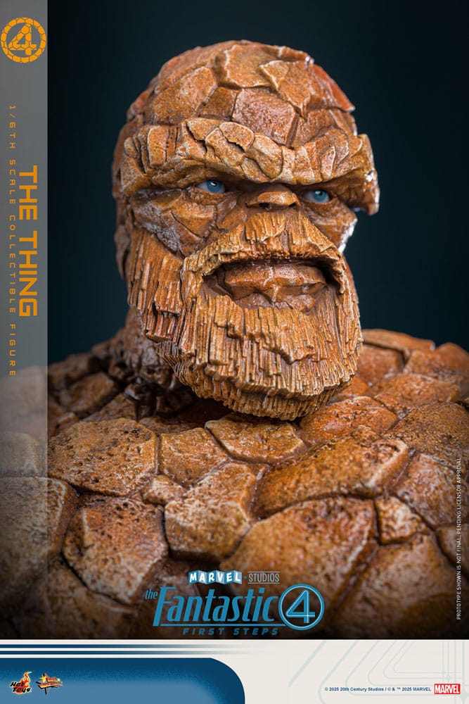 The Fantastic Four: First Steps Movie Masterpiece Action Figure 1/6 The Thing 31 cm