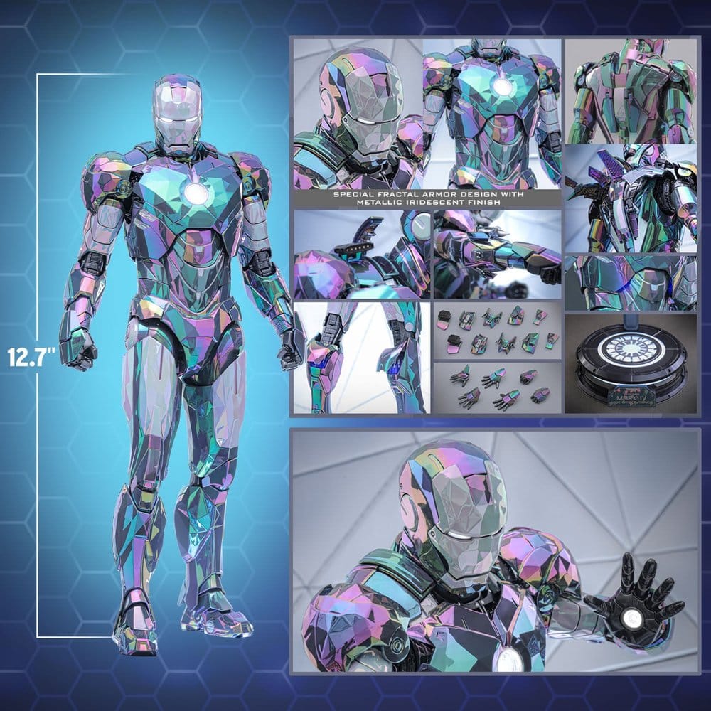 Iron Man 2 Action Figure 1/6 Iron Man Mark IV (Haze Fractal Armor) 33 cm