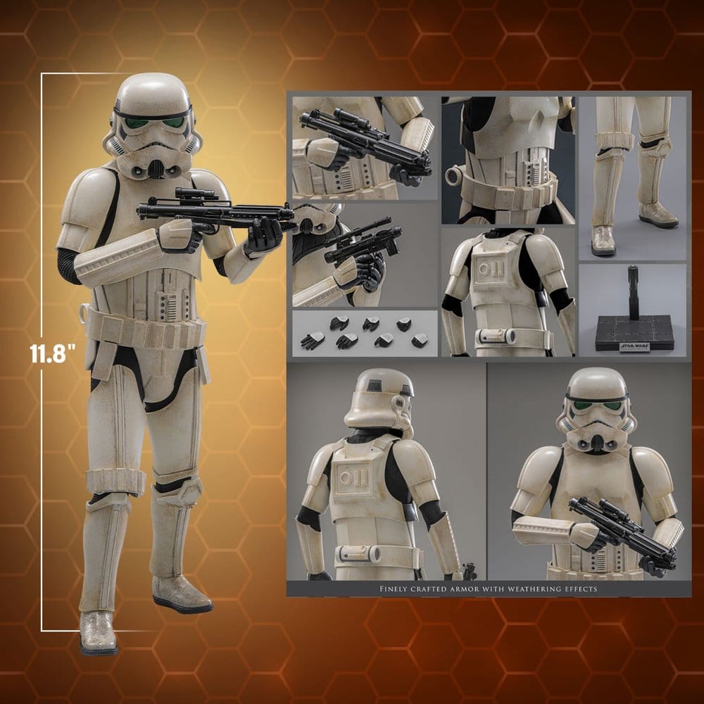 Star Wars: The Mandalorian & Grogu Movie Masterpiece Action Figure 1/6 Imperial Remnant Stormtrooper 30 cm