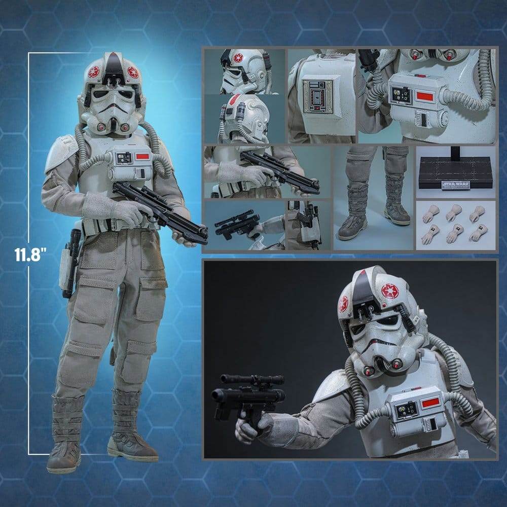Star Wars Movie Masterpiece Action Figure 1/6 Imperial Remnant AT-AT Driver 30 cm