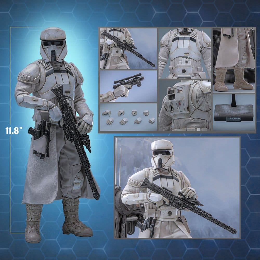 Star Wars: The Mandalorian & Grogu Movie Masterpiece Action Figure Set 1/6 Imperial Remnant AT-RT Driver & AT-RT 60 cm