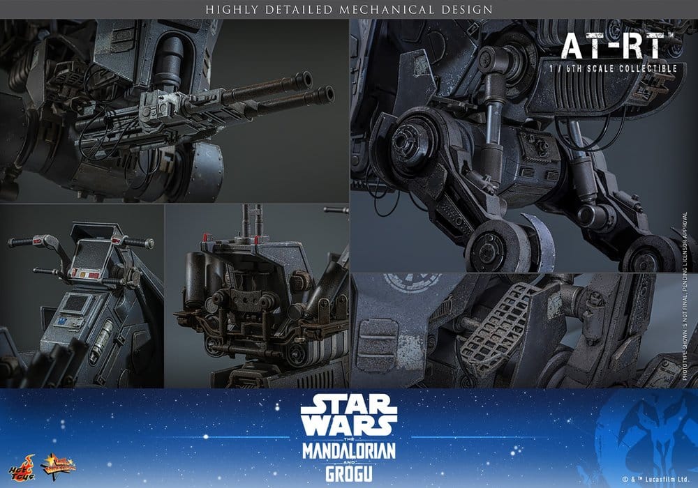 Star Wars: The Mandalorian & Grogu Movie Masterpiece Vehicle 1/6 AT-RT 60 cm