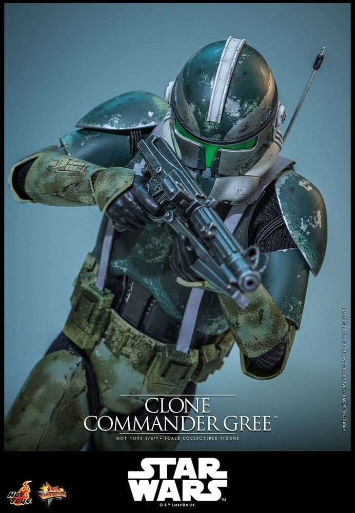 Star Wars Movie Masterpiece Action Figure 1/6 Clone Commander Gree 30 cm