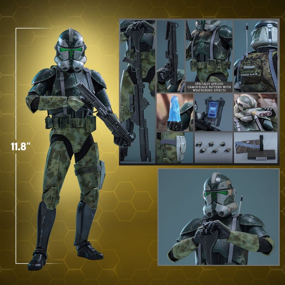 Star Wars Movie Masterpiece Action Figure 1/6 Clone Commander Gree 30 cm