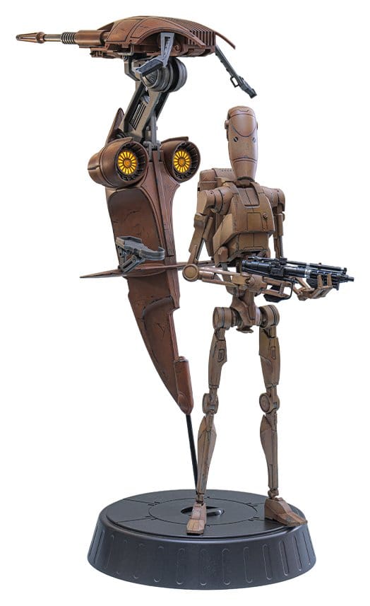 Star Wars: The Phantom Menace Movie Masterpiece Action Figure Set 1/6 Battle Droid & STAP 32 cm
