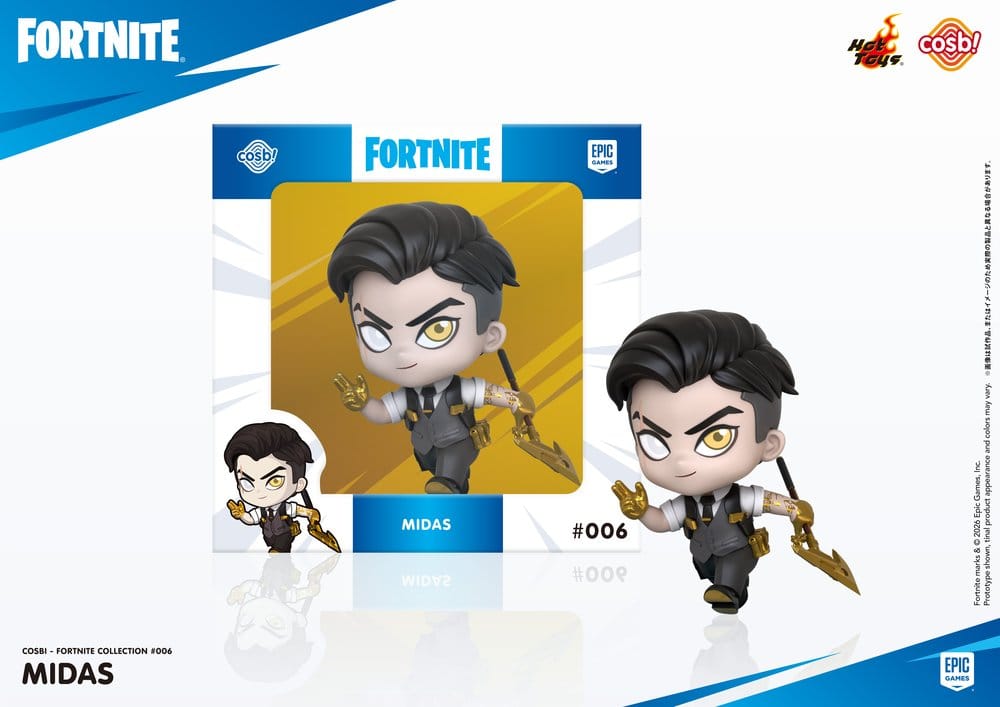 Fortnite Cosbi Mini Figure Midas 8 cm