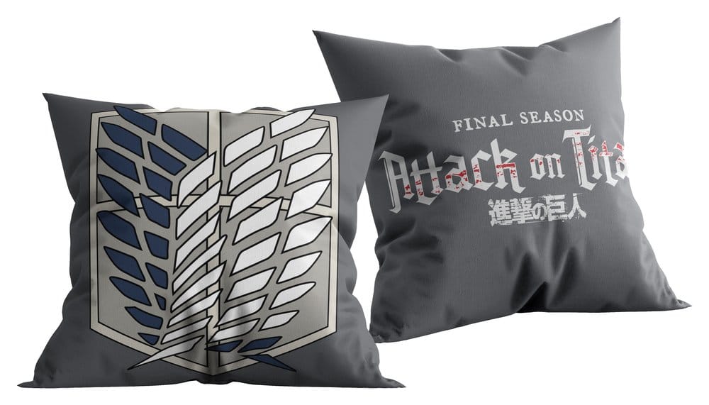 Attack on Titan (Final Season) Pillow Grau 40x40 cm
