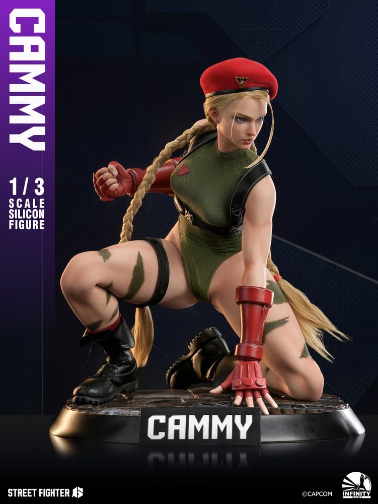 Street Fighter 6 Silicone Action Figure 1/3 Cammy 65 cm