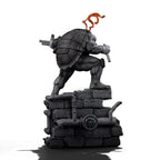 Teenage Mutant Ninja Turtles Art Scale Statue 1/10 Michelangelo Black and White Variant 26 cm heo exclusive
