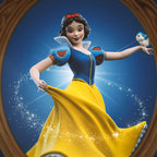 Snow White and the Seven Dwarves Art Scale Statue 1/10 Snow White and Dopey 21 cm