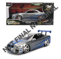 Fast & Furious Diecast Vehicle 1:24 Anniversary Nissan Skyline 19 cm