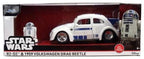Star Wars Diecast Model 1:24 R2-D2 1959 VW Drag Beetle
