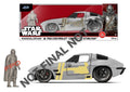Star Wars Diecast Model 1:24 Mandalorian Chevrolet Corvette Sting Ray 1963